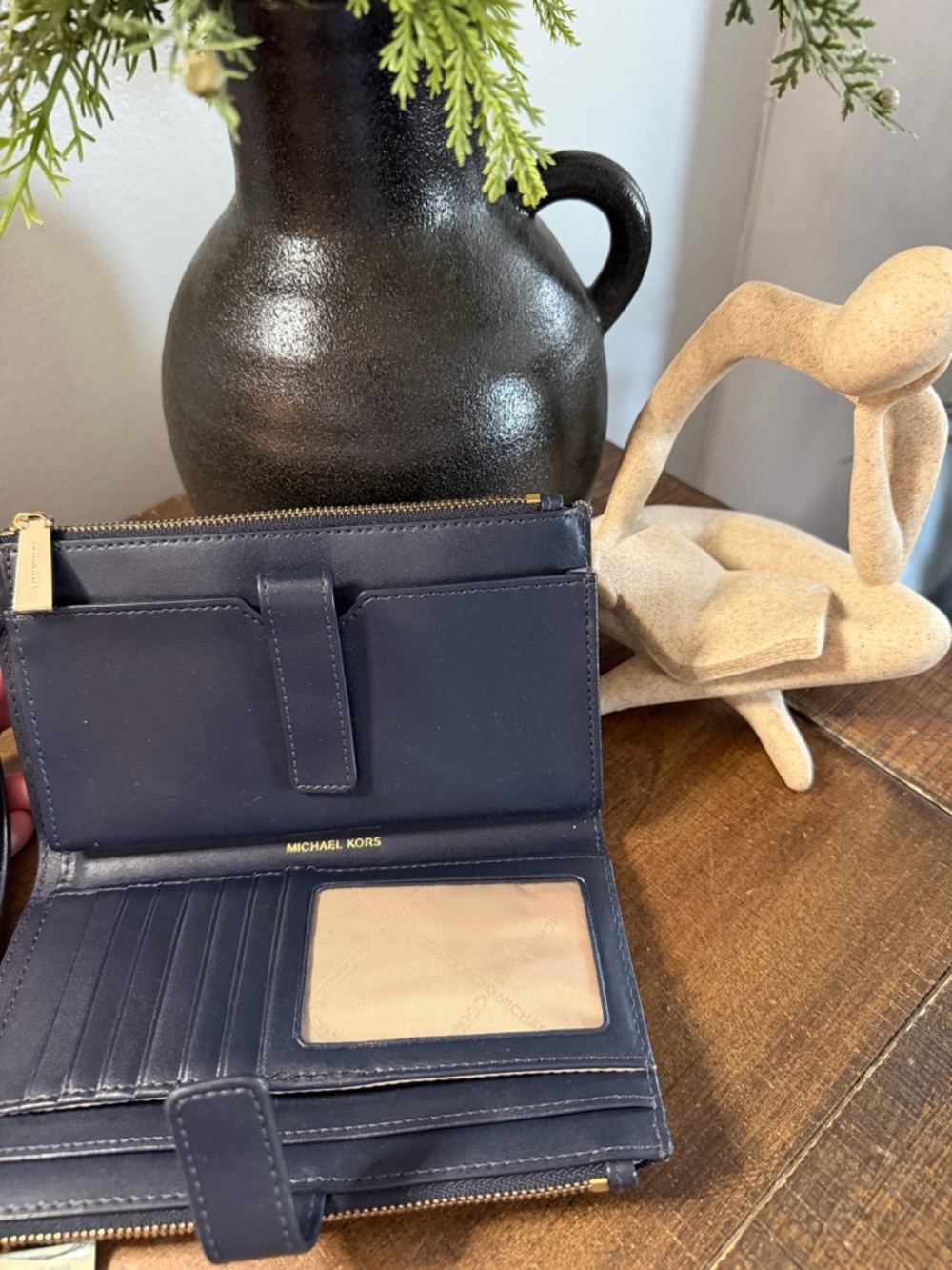 Michael Kors Denim Wristlet - Picture 7 of 10